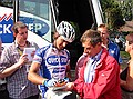 Tour de France - 6 juli 2004<br />3e etappe: Waterloo - Wasquehal<br />Finish: Wasquehal<br />FOTO: EVERT DE MOOR
